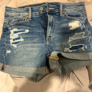 American Eagle High-Rise denim shorts